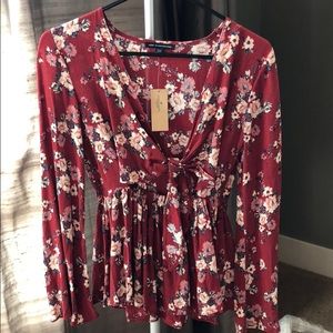 American Eagle Floral Top